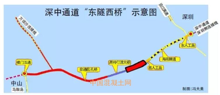 難度或超港珠澳大橋的又一超級工程“深中通道”